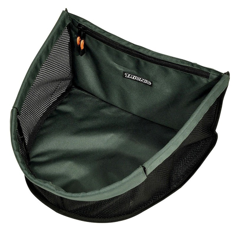 Trek Basket with Rain Cover  green/black/orange